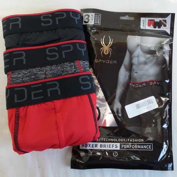 spyder cotton boxer briefs